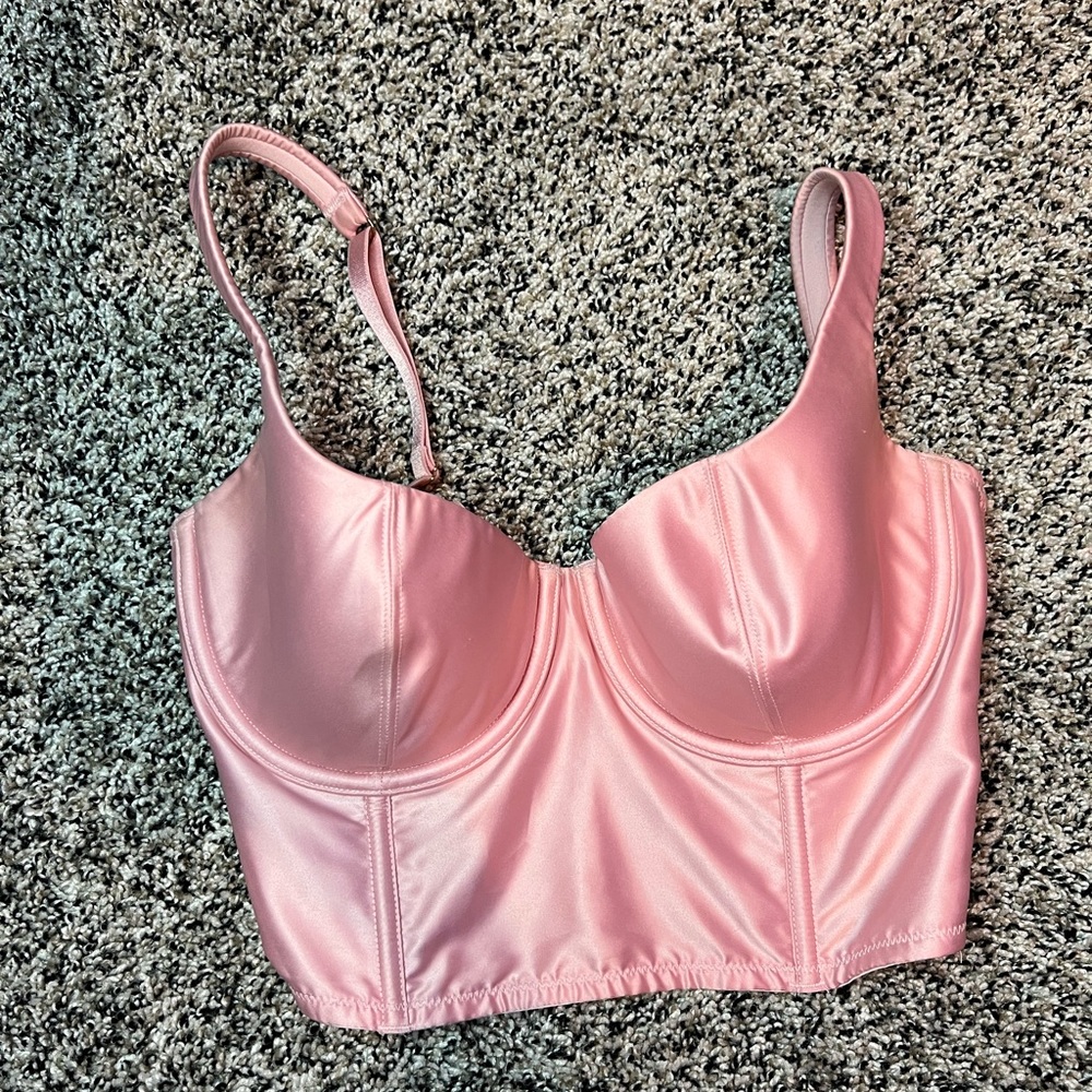 Pink Bustier Victoria secret